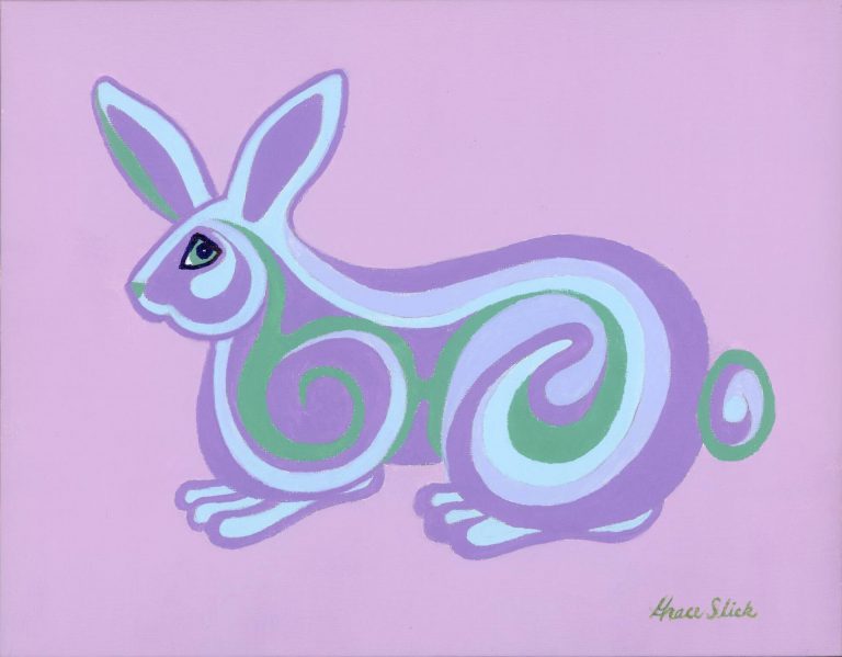 Psychedelic Bunny by Grace Slick